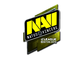 Наклейка | Natus Vincere (металлическая) | Бостон 2018