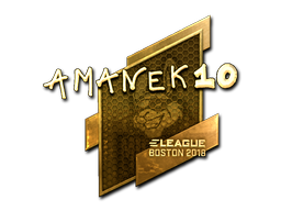 印花 | AmaNEk（金色）| 2018年波士顿锦标赛