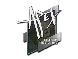 Наклейка | apEX | Бостон 2018