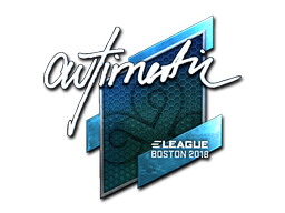 Наклейка | autimatic (металлическая) | Бостон 2018