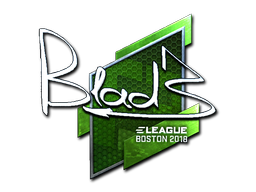 Наклейка | B1ad3 (металлическая) | Бостон 2018