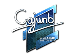 Наклейка | cajunb (металлическая) | Бостон 2018
