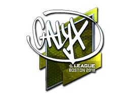 Наклейка | Calyx (металлическая) | Бостон 2018
