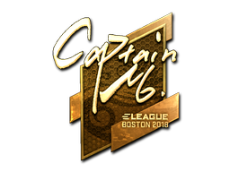 印花 | captainMo（金色）| 2018年波士顿锦标赛