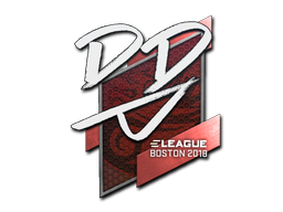 Наклейка | DD | Бостон 2018