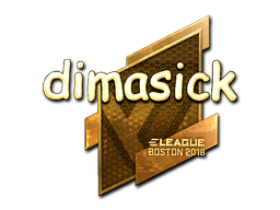 印花 | dimasick（金色）| 2018年波士顿锦标赛