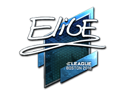 Наклейка | EliGE (металлическая) | Бостон 2018