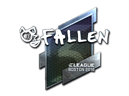 Наклейка | FalleN (металлическая) | Бостон 2018