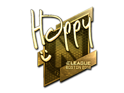 印花 | Happy（金色）| 2018年波士顿锦标赛
