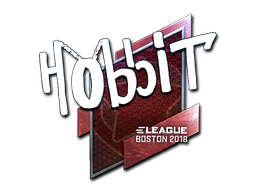 Наклейка | Hobbit (металлическая) | Бостон 2018
