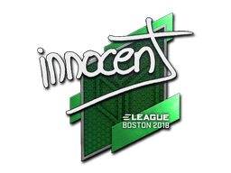 Наклейка | innocent | Бостон 2018