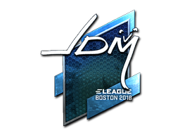 Наклейка | jdm64 (металлическая) | Бостон 2018