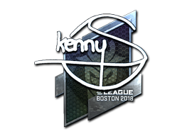Наклейка | kennyS (металлическая) | Бостон 2018