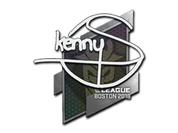 Наклейка | kennyS | Бостон 2018