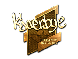 印花 | Kjaerbye（金色）| 2018年波士顿锦标赛