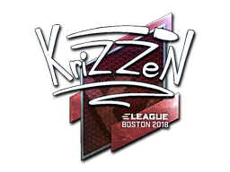 Наклейка | KrizzeN (металлическая) | Бостон 2018