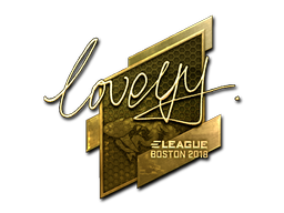 印花 | LoveYY（金色）| 2018年波士顿锦标赛