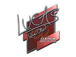 Наклейка | LUCAS1 | Бостон 2018