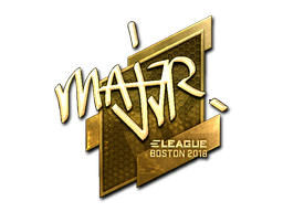 印花 | MAJ3R（金色）| 2018年波士顿锦标赛
