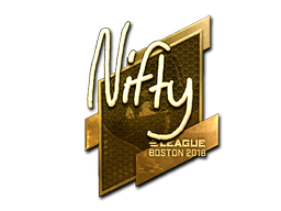 印花 | Nifty（金色）| 2018年波士顿锦标赛