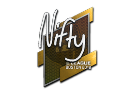 Наклейка | Nifty | Бостон 2018