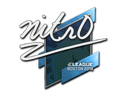 Наклейка | nitr0 | Бостон 2018
