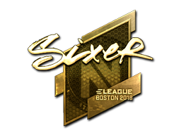 印花 | SIXER（金色）| 2018年波士顿锦标赛