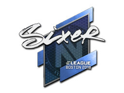 Наклейка | SIXER | Бостон 2018