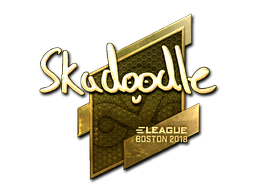 印花 | Skadoodle（金色）| 2018年波士顿锦标赛