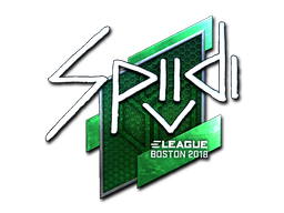 Наклейка | Spiidi (металлическая) | Бостон 2018