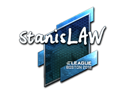 Наклейка | stanislaw (металлическая) | Бостон 2018