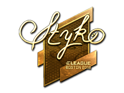 印花 | STYKO（金色）| 2018年波士顿锦标赛