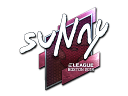 Наклейка | suNny (металлическая) | Бостон 2018