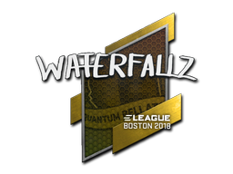 Наклейка | waterfaLLZ | Бостон 2018