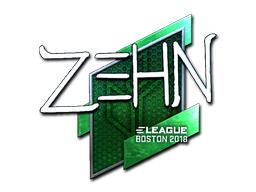Наклейка | zehN (металлическая) | Бостон 2018