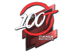 Наклейка | 100 Thieves | Бостон 2018