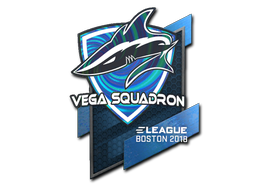 Наклейка | Vega Squadron (голографическая) | Бостон 2018