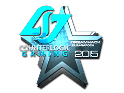 Наклейка | Counter Logic Gaming (металлическая) | Клуж-Напока 2015