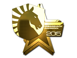 Наклейка | Team Liquid (золотая) | Клуж-Напока 2015