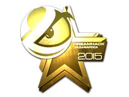 Наклейка | Luminosity Gaming (золотая) | Клуж-Напока 2015