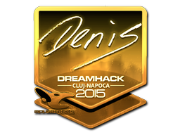 印花 | denis（金色）| 2015年卢日-纳波卡锦标赛