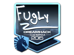 Наклейка | FugLy (металлическая) | Клуж-Напока 2015