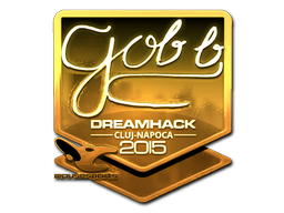 Наклейка | gob b (золотая) | Клуж-Напока 2015