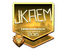 Наклейка | jkaem (золотая) | Клуж-Напока 2015