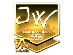 Наклейка | JW (золотая) | Клуж-Напока 2015