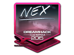 Наклейка | nex (металлическая) | Клуж-Напока 2015