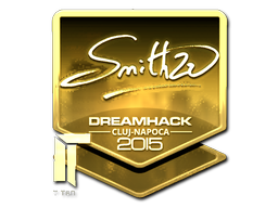 Наклейка | SmithZz (золотая) | Клуж-Напока 2015