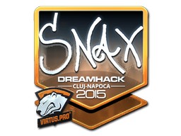 Наклейка | Snax (металлическая) | Клуж-Напока 2015