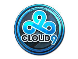 Наклейка | Cloud9 (металлическая) | Кёльн 2014