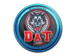 Наклейка | dAT team (металлическая) | Кёльн 2014